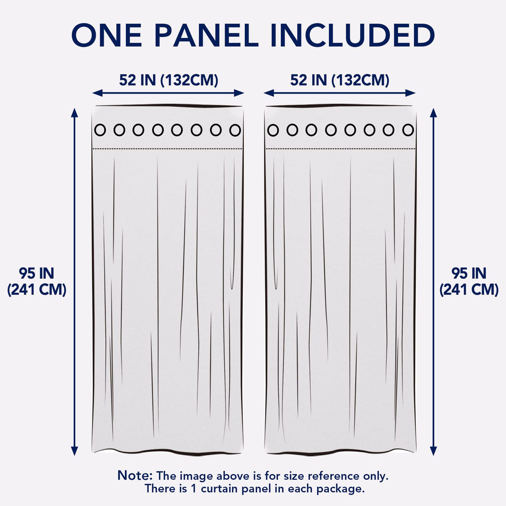 PureFit Outdoor Curtain displayed in a sunny garden