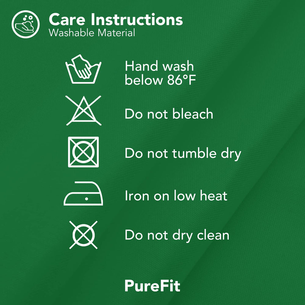 PureFit Outdoor Curtain Green folded for storage