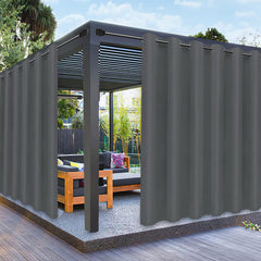 PureFit Outdoor Curtain Grey front view