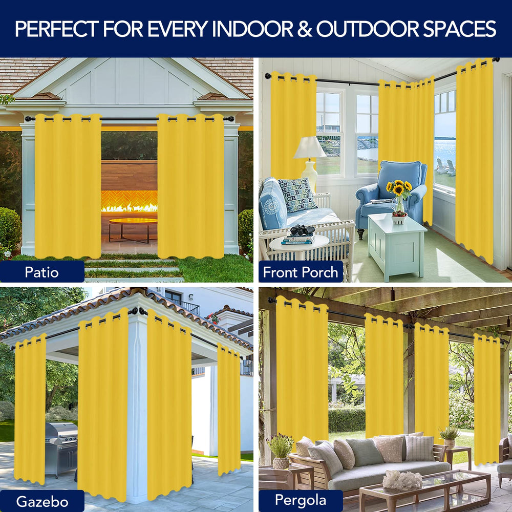 PureFit Outdoor Curtain in a gazebo setting