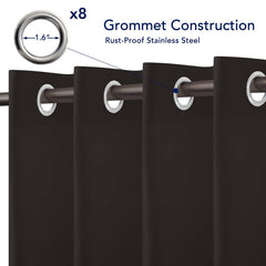 PureFit Outdoor Curtain showcasing waterproof features