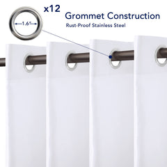 PureFit Outdoor Curtain showing waterproof fabric