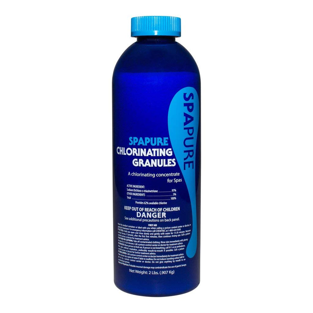 PureSpa Chlorinating Granules 2 lbs front view