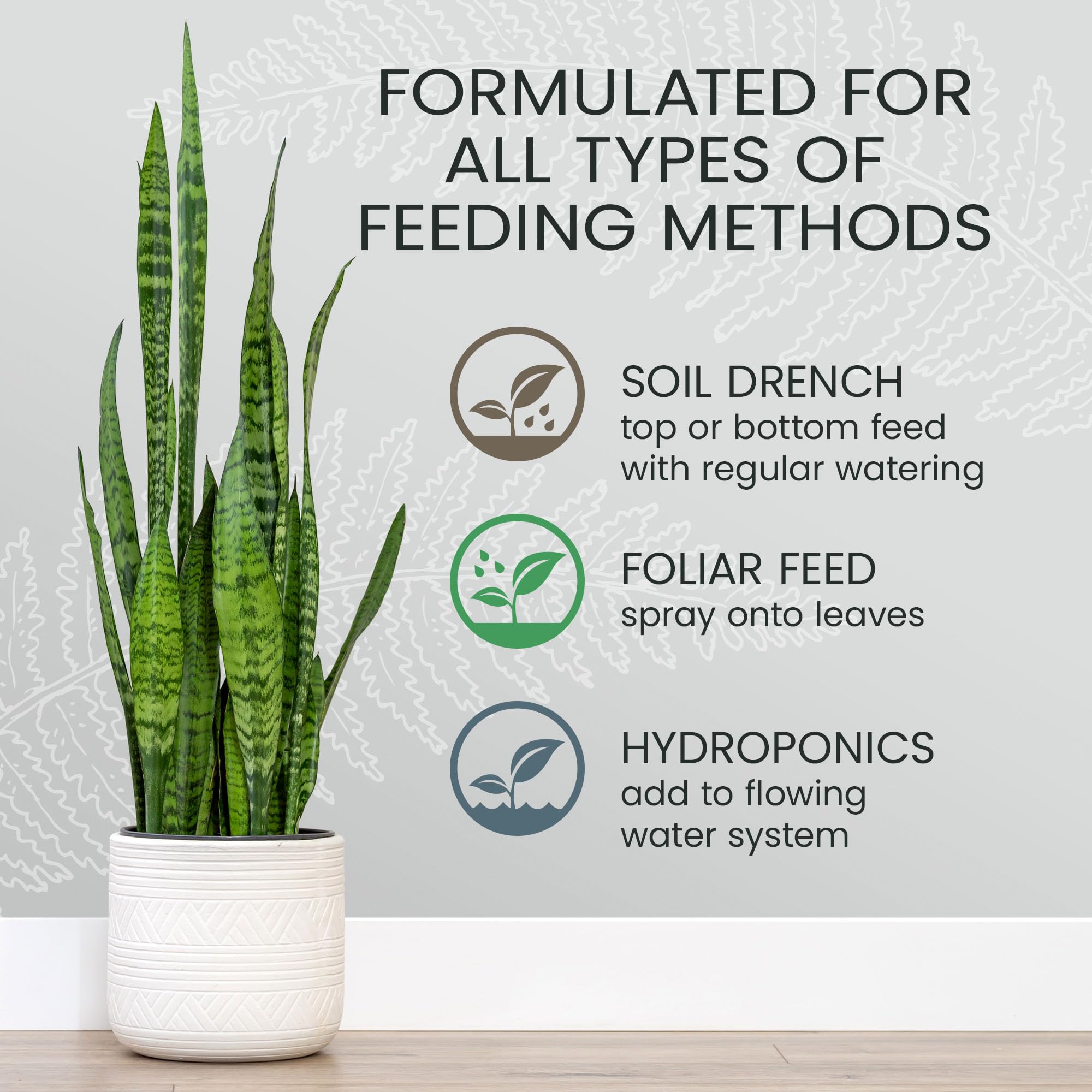Purived 16oz All-Purpose Liquid Plant Fertilizer packaging