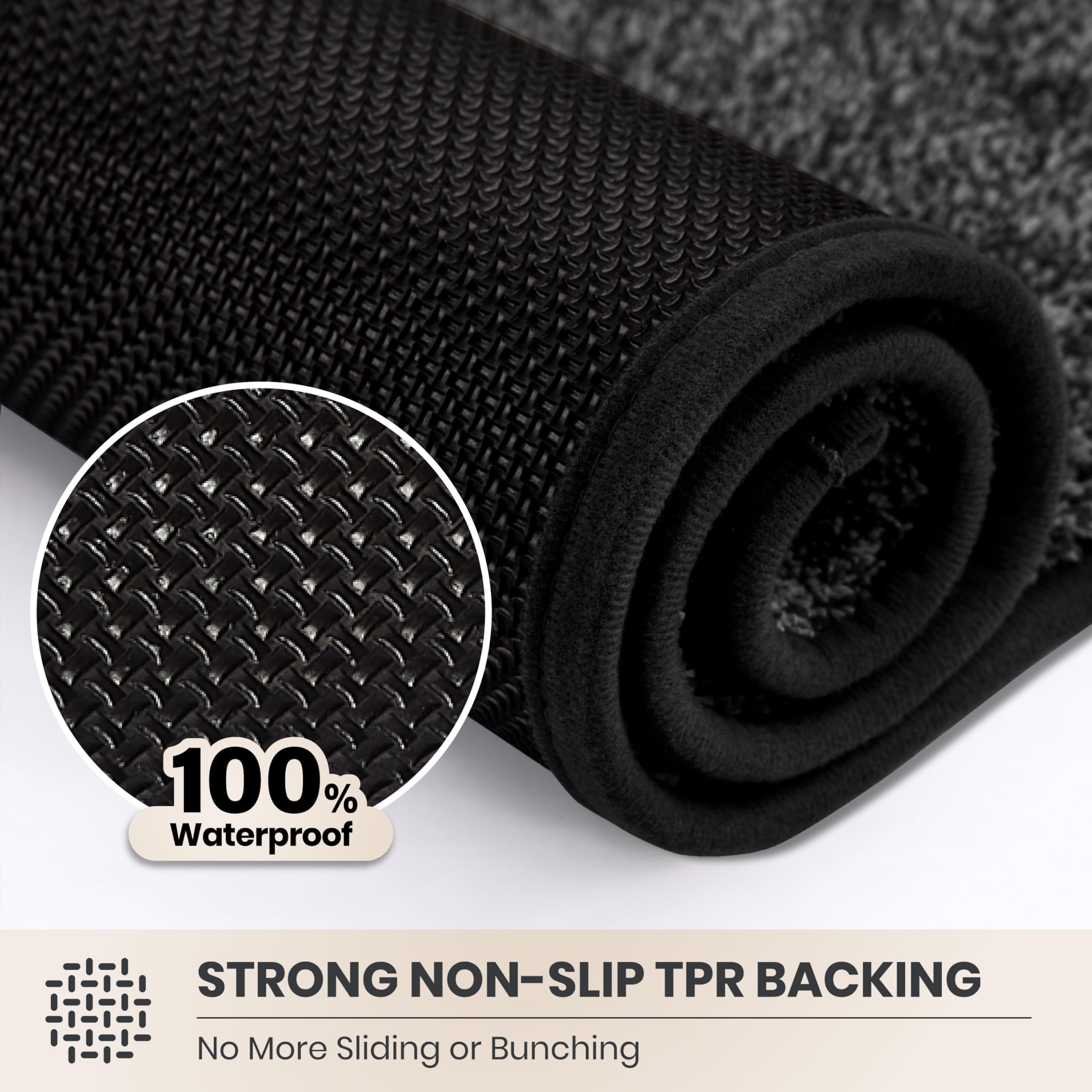 PURRUGS Dirt Trapping Indoor Door Mat in a kitchen setting