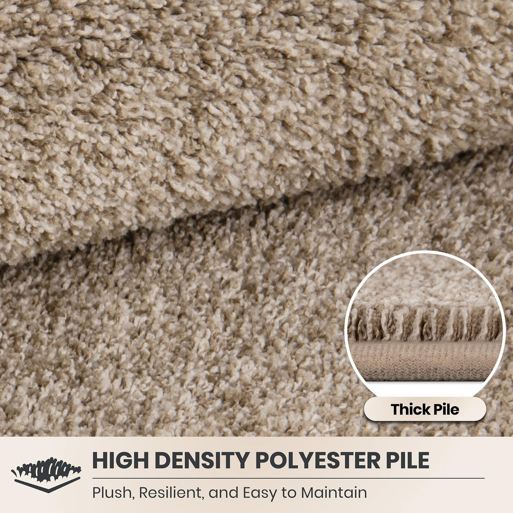 PURRUGS Dirt Trapping Indoor Door Mat, Taupe, in a hallway setting