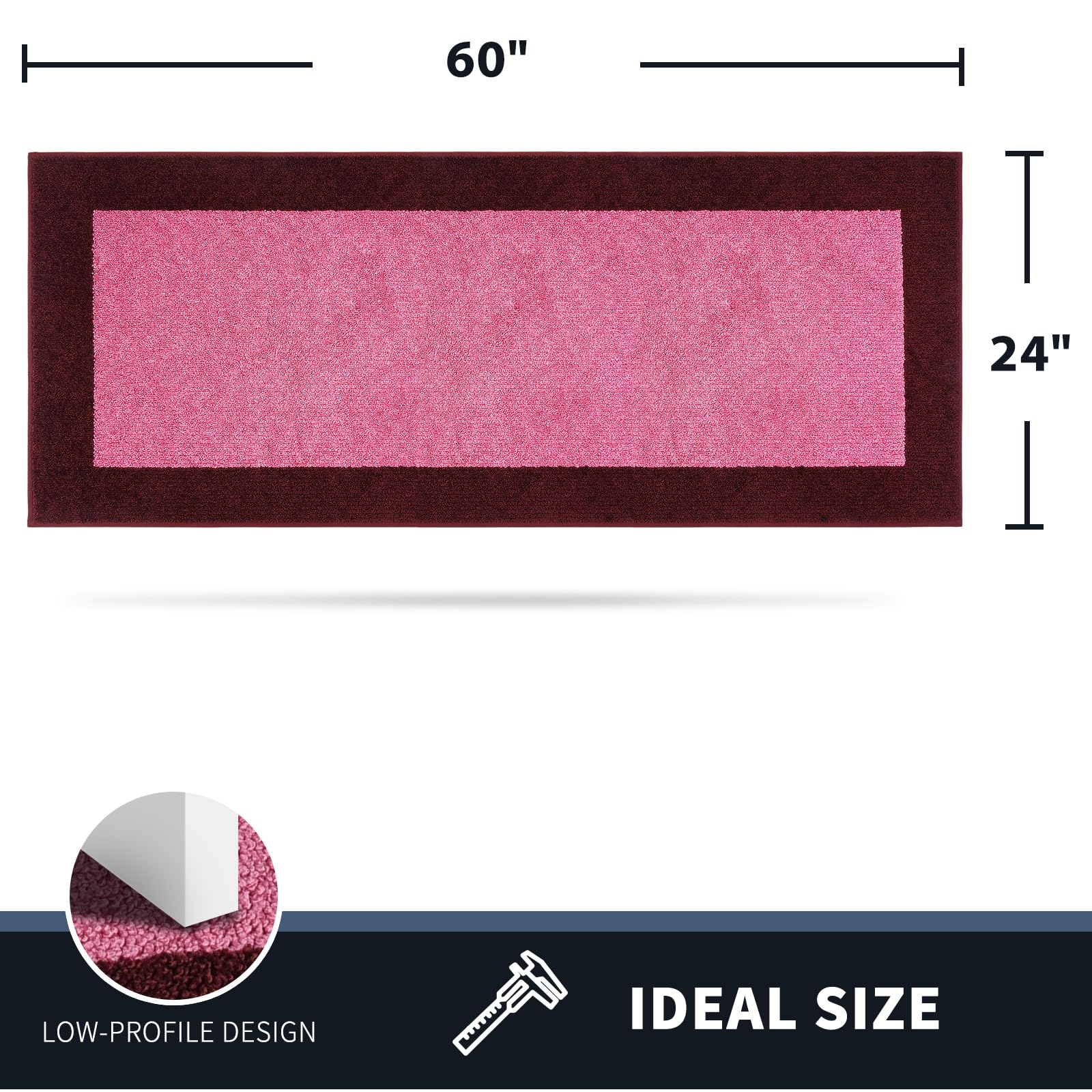 PURRUGS Hallway Runner Rug packaging details