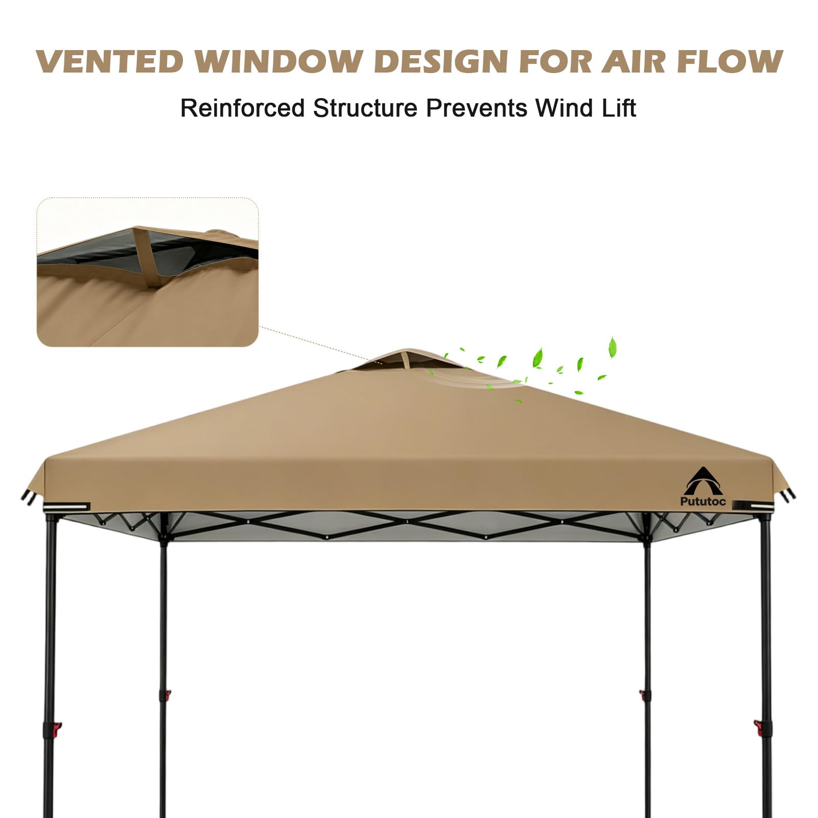 Pututoc canopy replacement top package dimensions