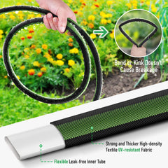 PUUKU soaker hose rolled up for storage