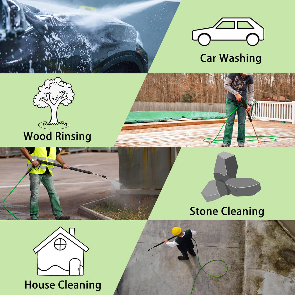 PWACCS Pressure Washer Hose in use on vehicle