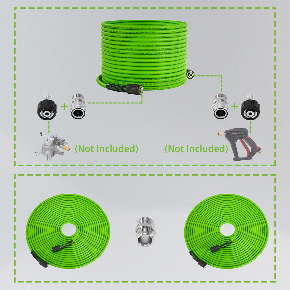 PWACCS Pressure Washer Hose with M22 fittings