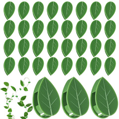 Pwfkgo Plant Clips 60 Pcs green wall clips with adhesive stickers