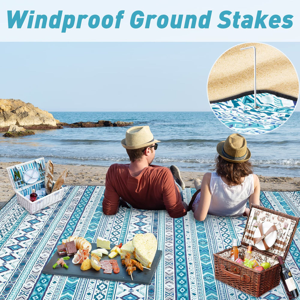 PY SUPER MODE picnic blanket with sand and dirt easily wiped off