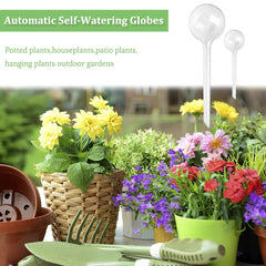 Pynqdfu small watering bulb next to gardening tools
