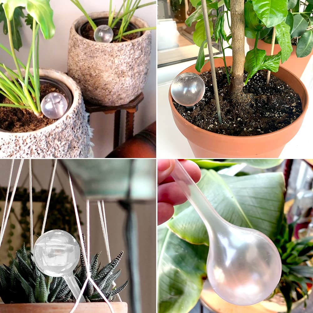Pynqdfu watering bulbs in use in an outdoor garden