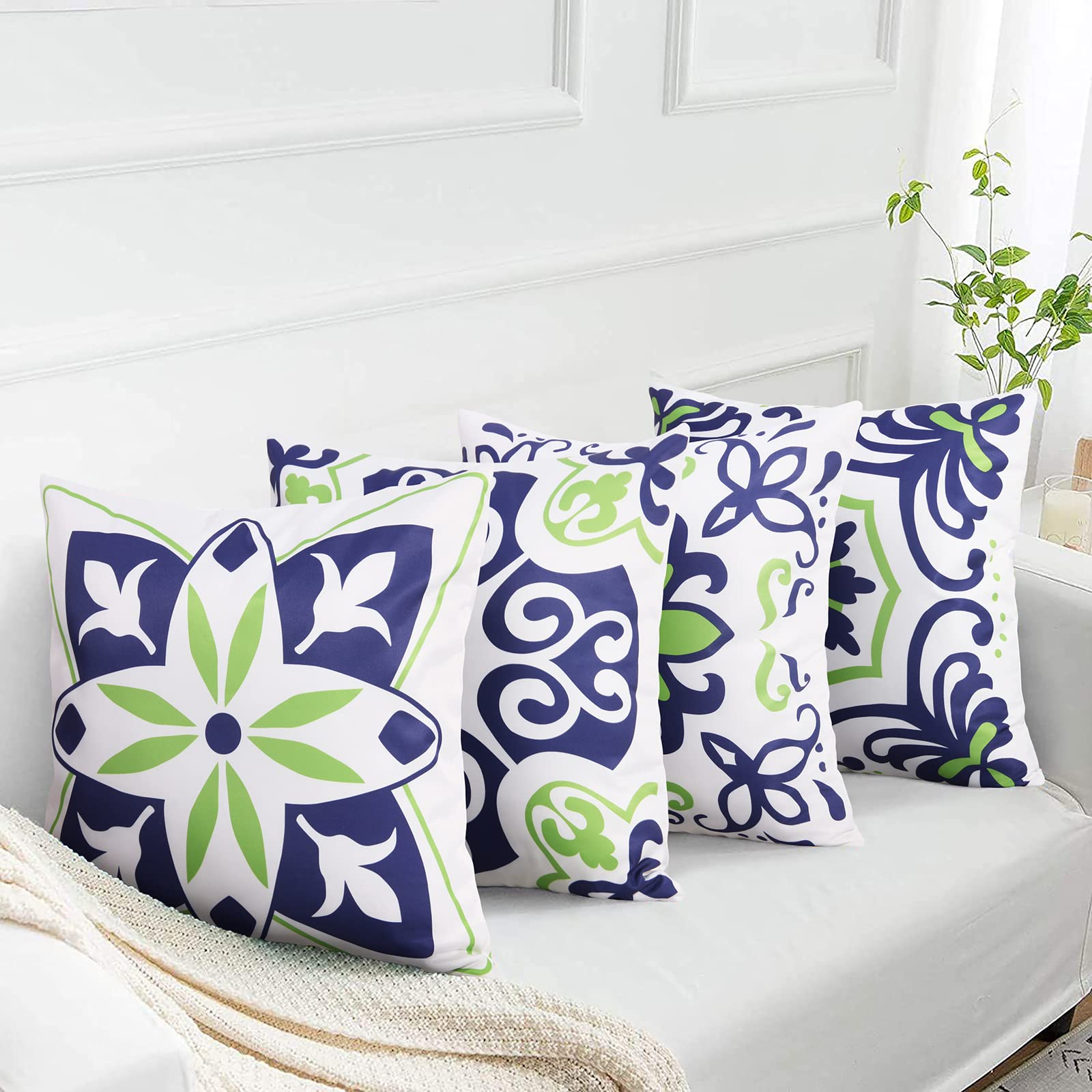 Pyonic pillow covers showcasing floral design and durability