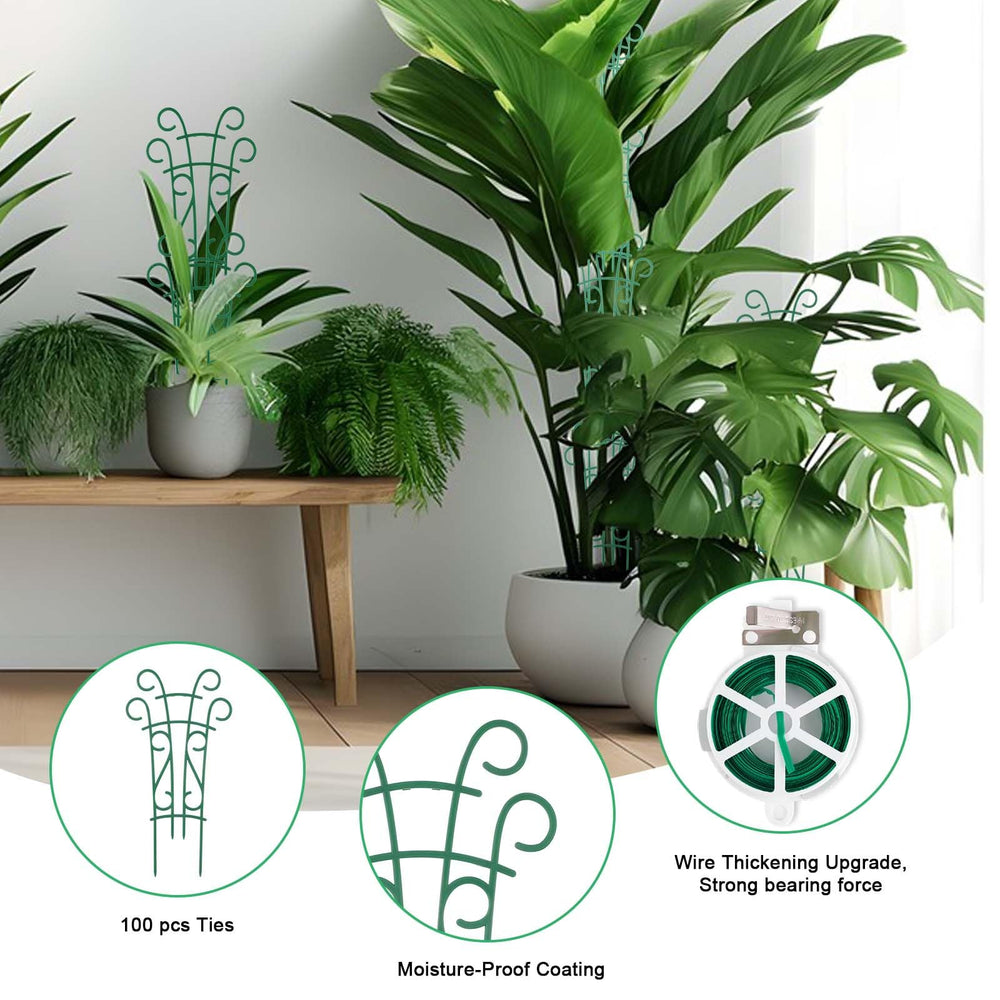 Qaobo Plant Trellis features intricate branch design