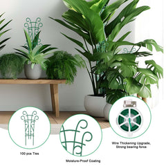 Qaobo Plant Trellis features intricate branch design