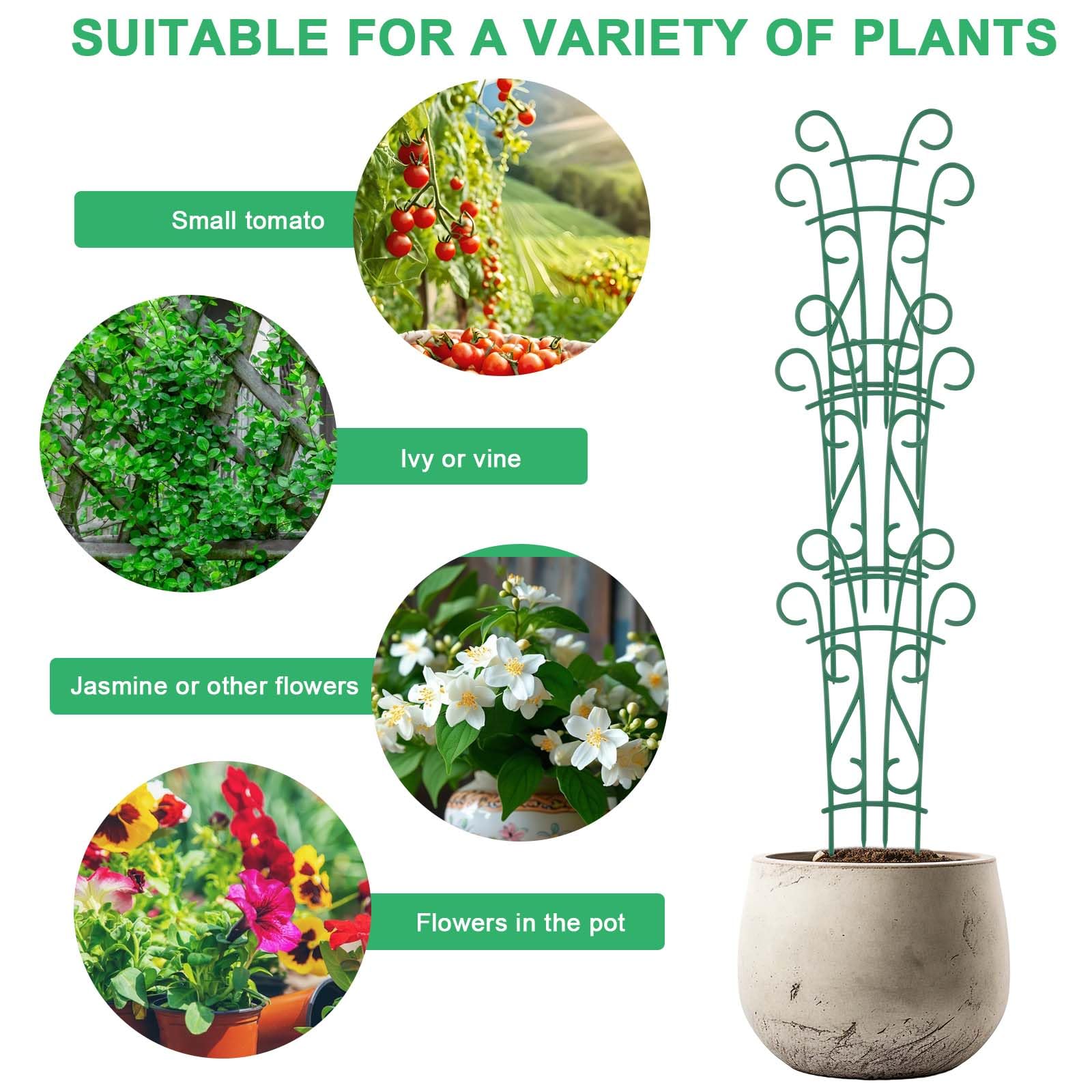 Qaobo Plant Trellis with included garden wire