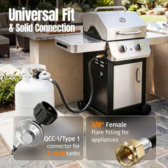 QCC-1 connector of SHINESTAR propane regulator