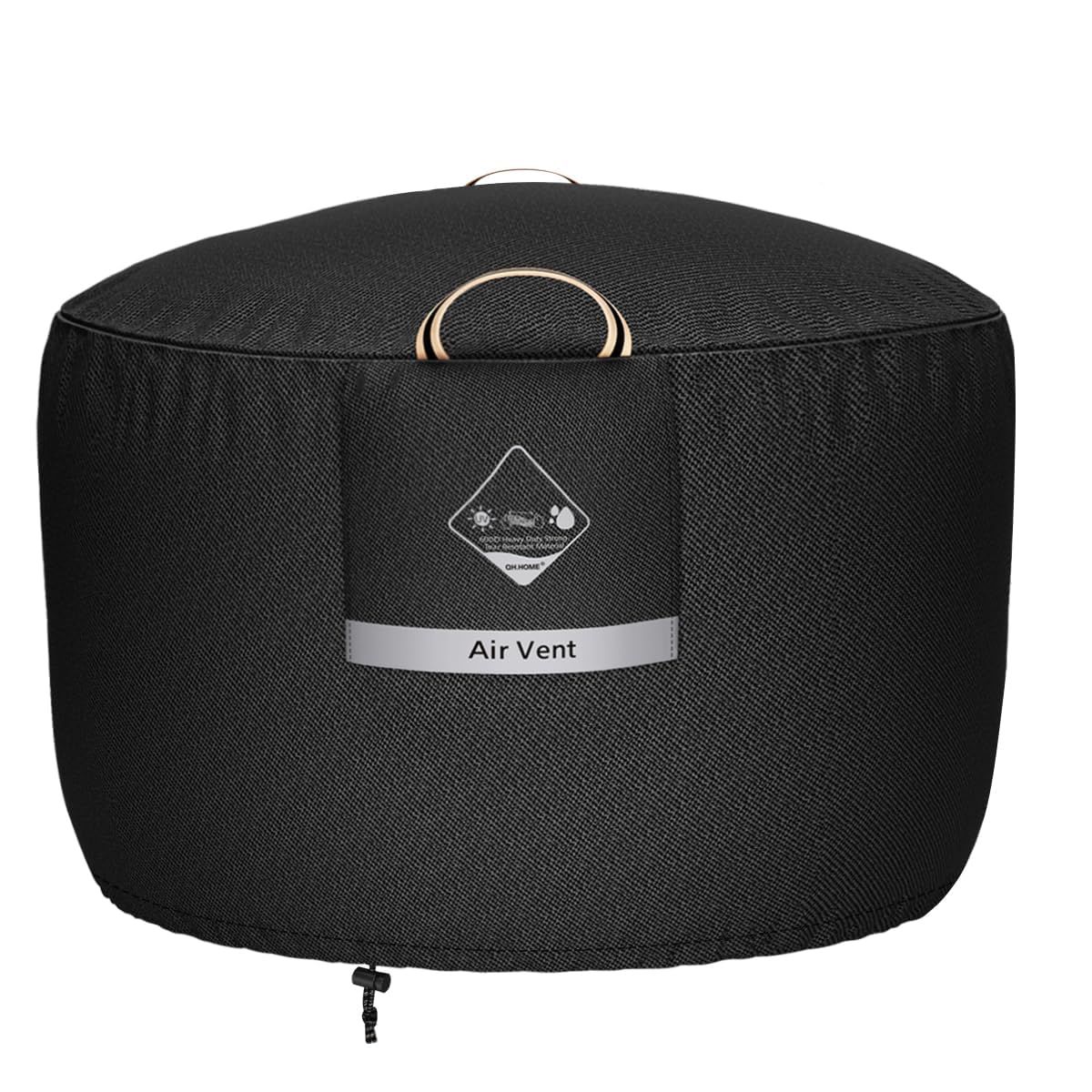 QH.HOME 36 inch round fire pit cover front view