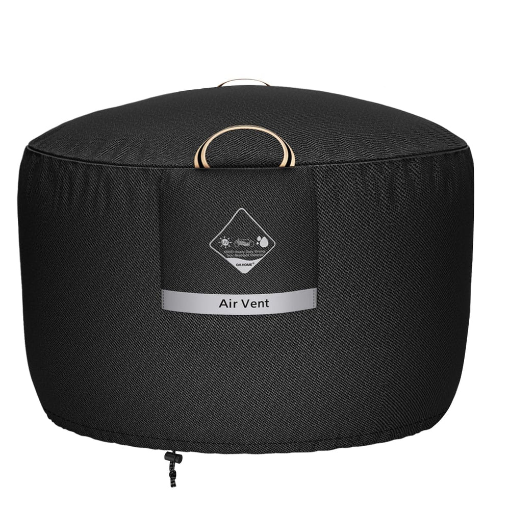 QH.HOME 36 inch round fire pit cover front view