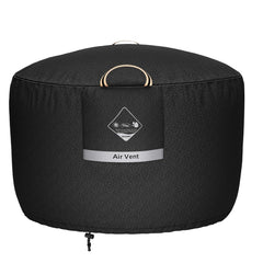 QH.HOME 36 inch round fire pit cover front view