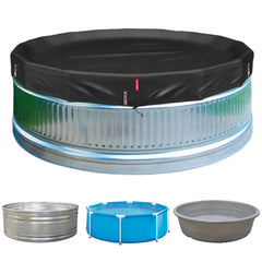 QH.HOME 8 ft Round Pool Cover front view