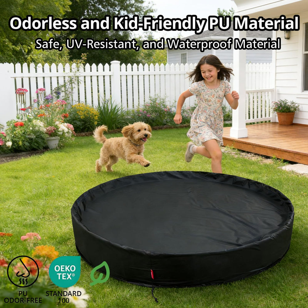 QH.HOME Dog Pool Cover 63-64 inch in outdoor setting