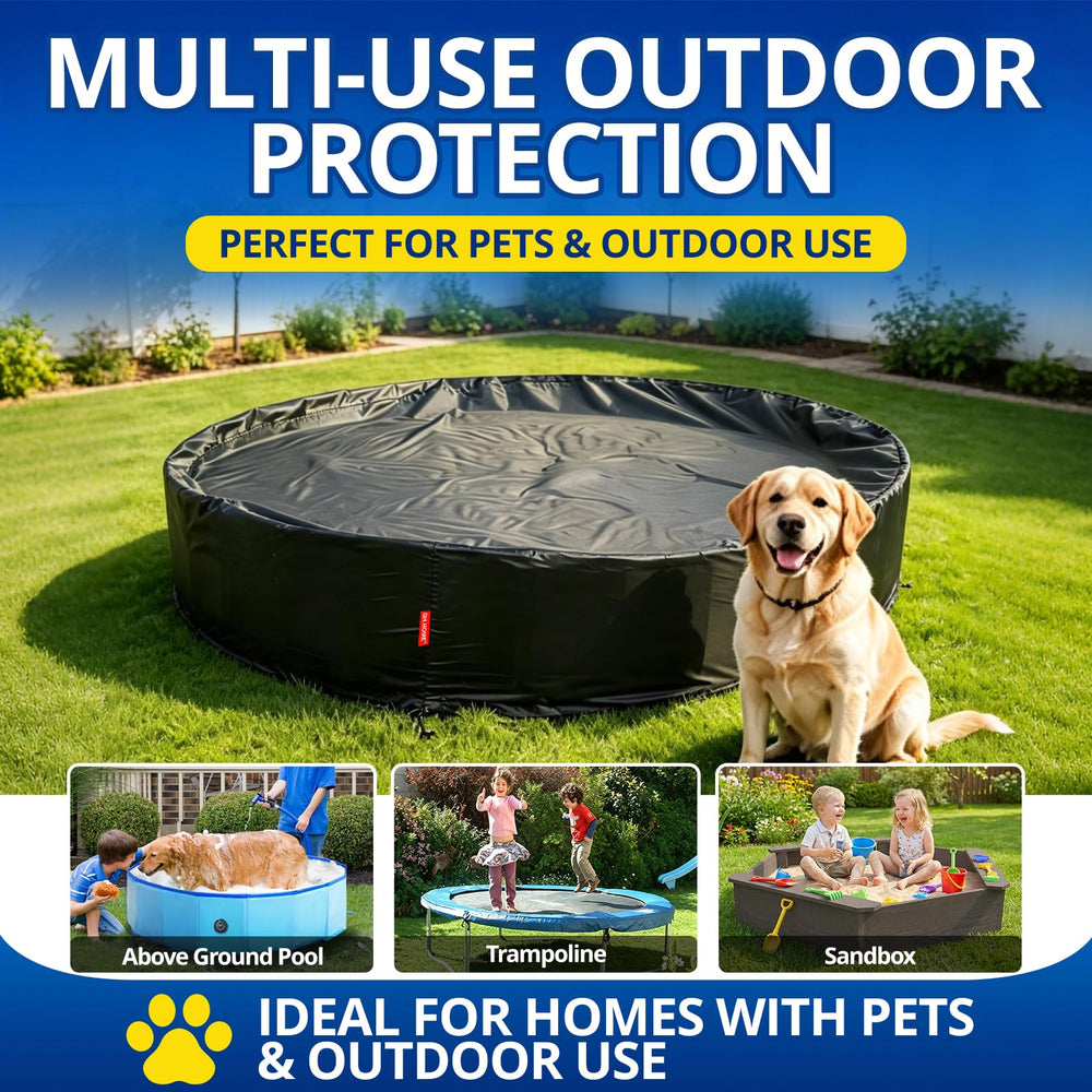 QH.HOME Dog Pool Cover 63-64 inch packaging