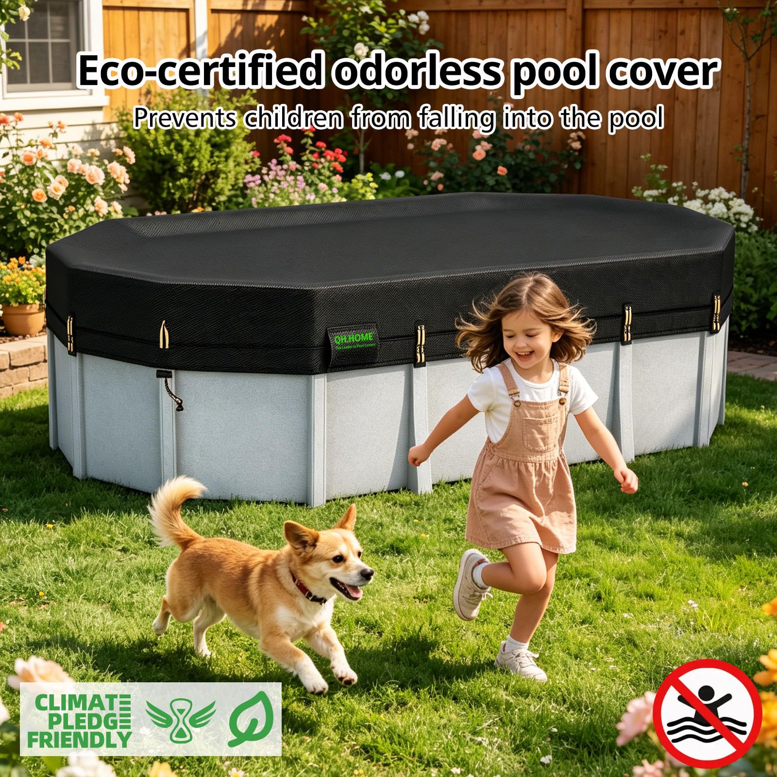QH.HOME pool cover packaging