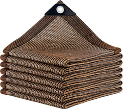 QHAIYYBF 80% Shade Cloth 10x12FT with grommets front view