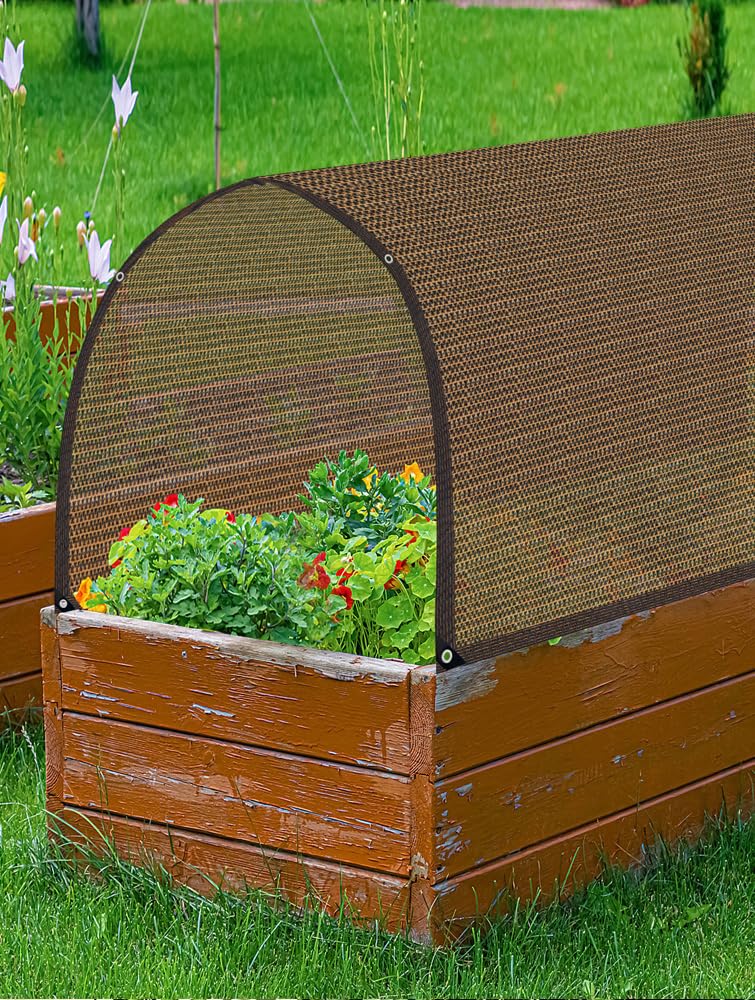 QHAIYYBF Garden Shade Cloth in a garden setting