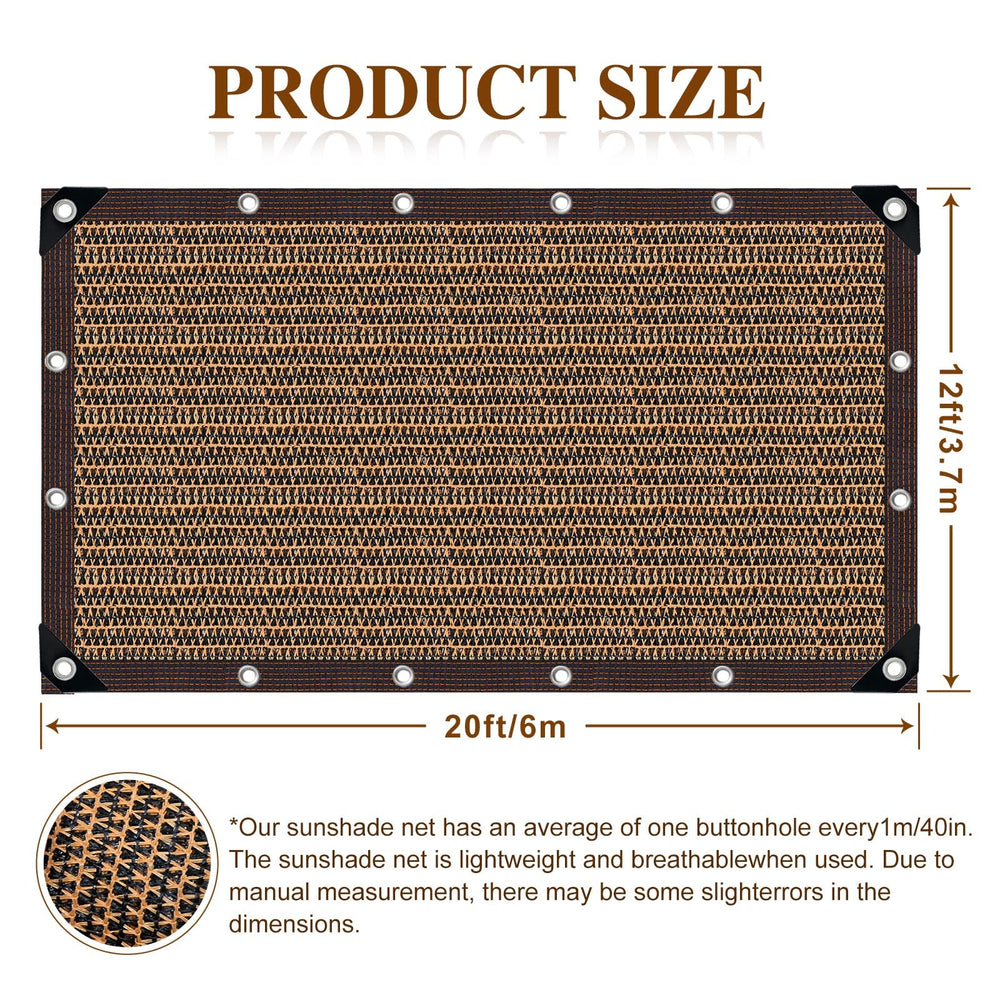 QHAIYYBF shade cloth grommet detail for easy installation