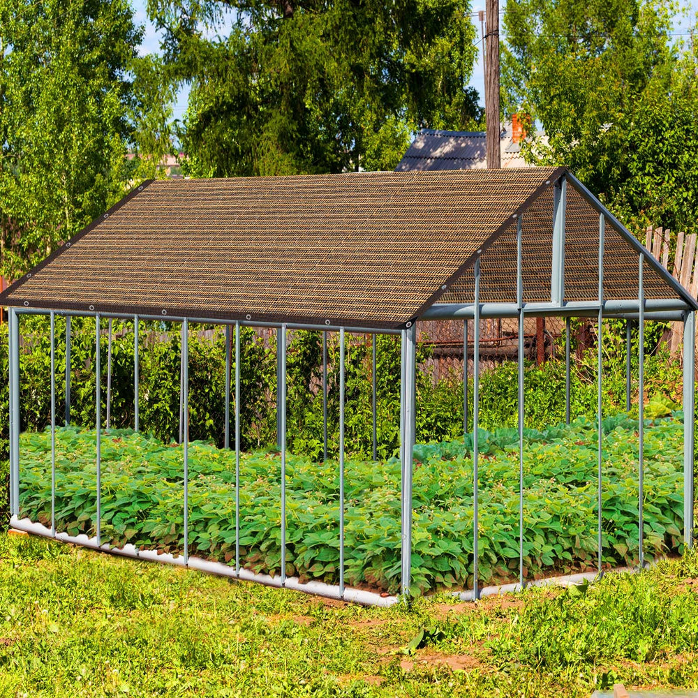 QHAIYYBF shade cloth installed in a greenhouse