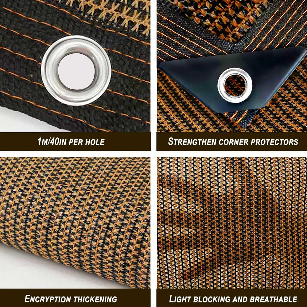 QHAIYYBF Shade Cloth packaging and label