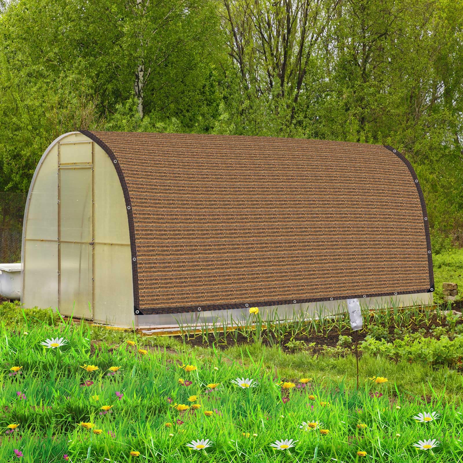 QHAIYYBF Shade Cloth protecting outdoor plants