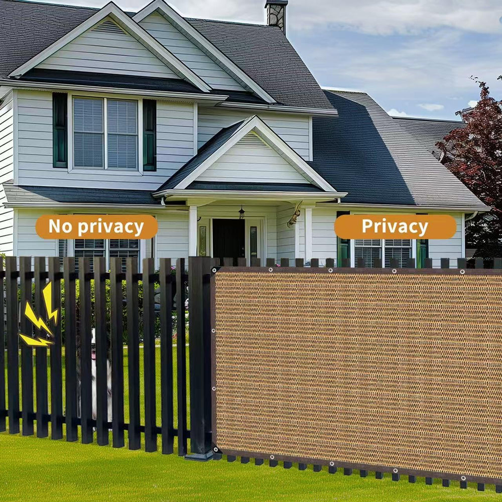 QHAIYYBF shade netting in use over a garden