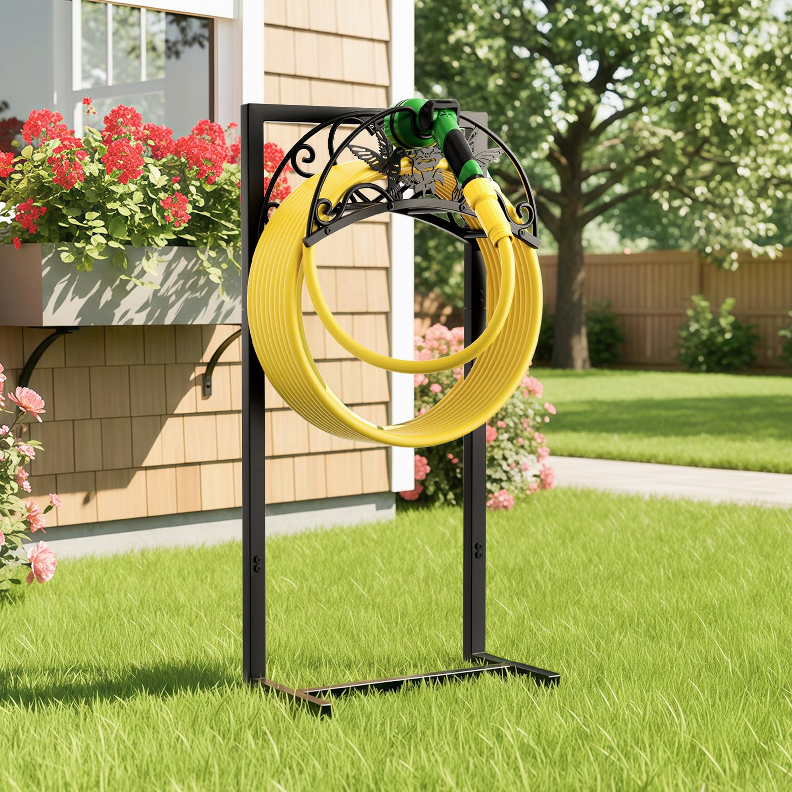 Qiaogreen Garden Hose Holder assembly instructions
