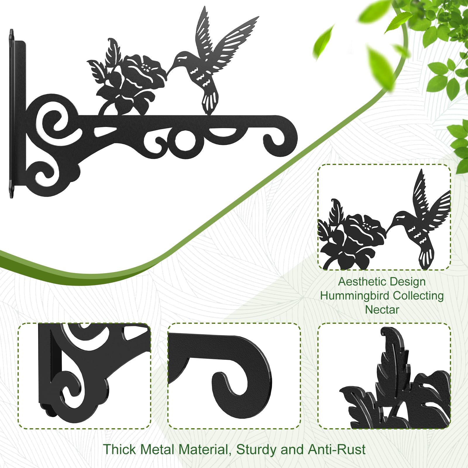 Qiaomeiysp plant hanger displaying a bird feeder