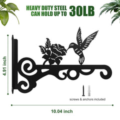 Qiaomeiysp plant hanger mounted on a wall with plants