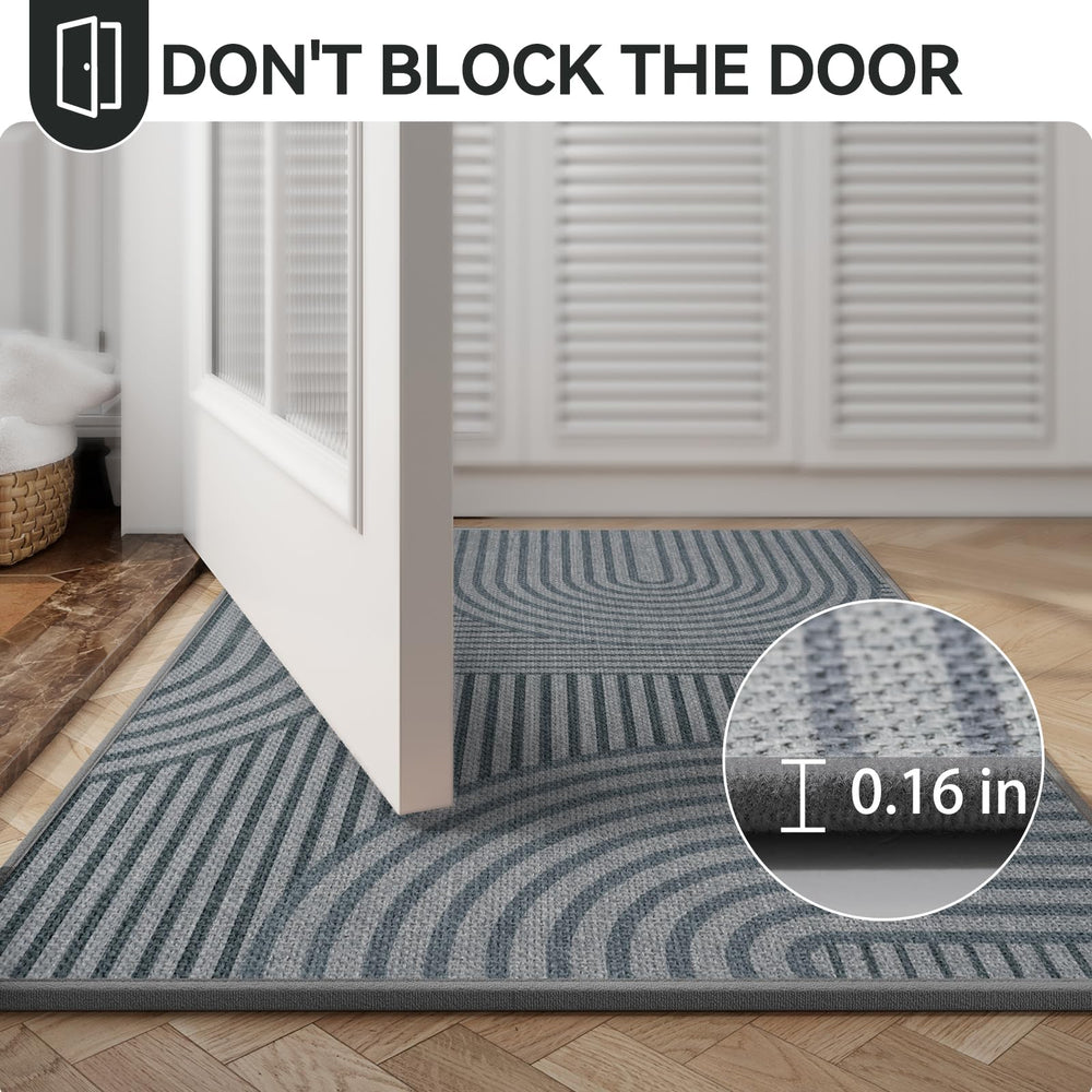 QiCaiJia Door Mat folded showing packaging