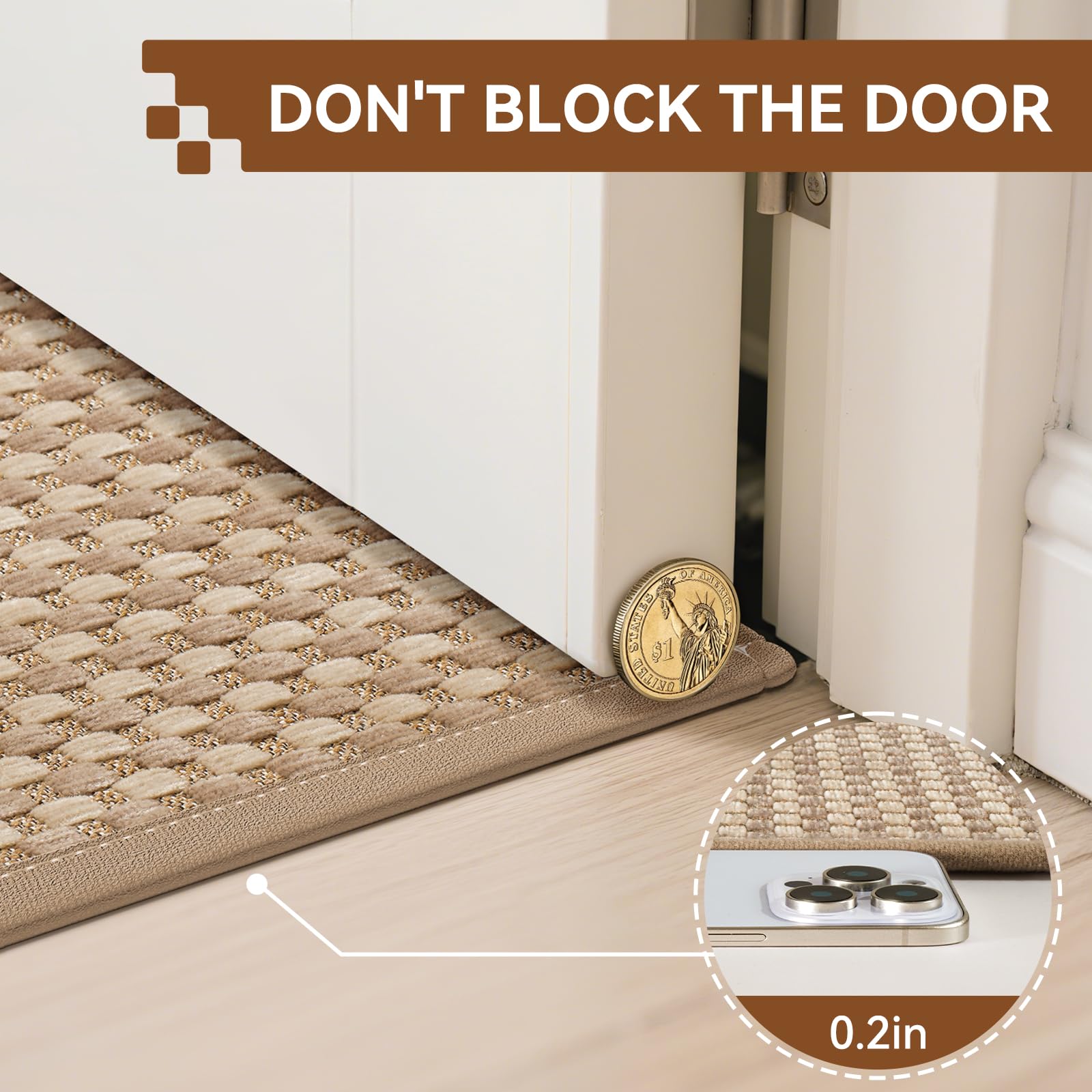 QiCaiJia Door Mat machine washable care instructions