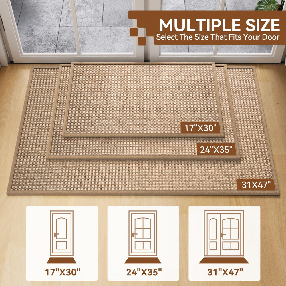 QiCaiJia Door Mat showcasing durable edge binding