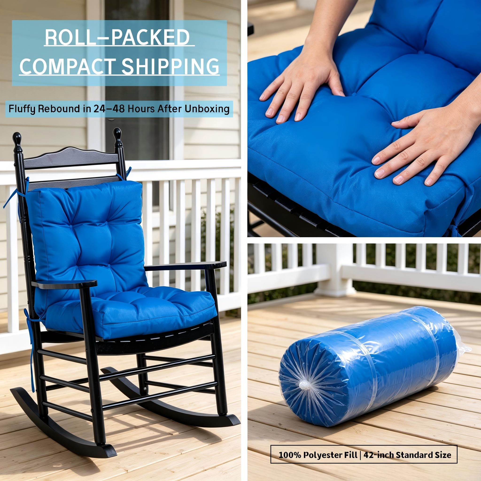 QILLOWAY chair cushion in garden setting
