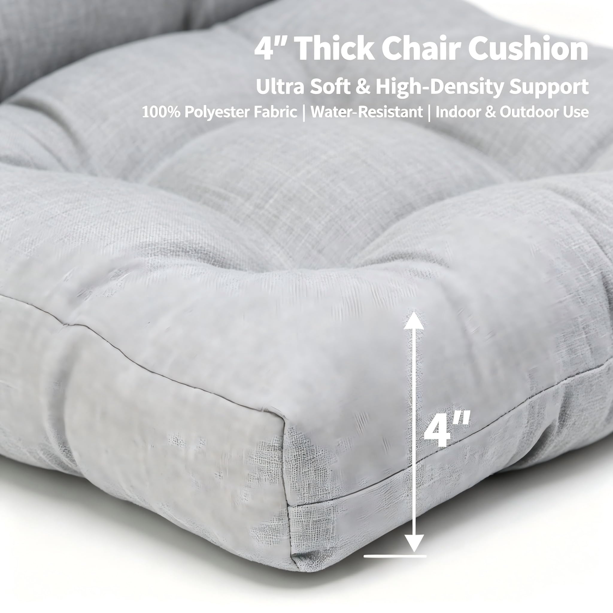 QILLOWAY Outdoor Chair Cushion on a patio chair