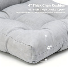 QILLOWAY Outdoor Chair Cushion on a patio chair