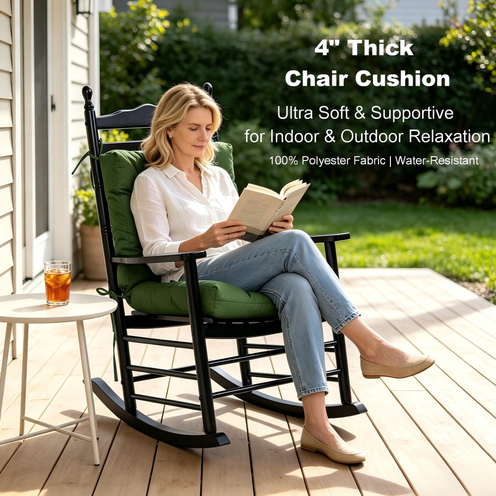 QILLOWAY outdoor chair cushion on rocking chair
