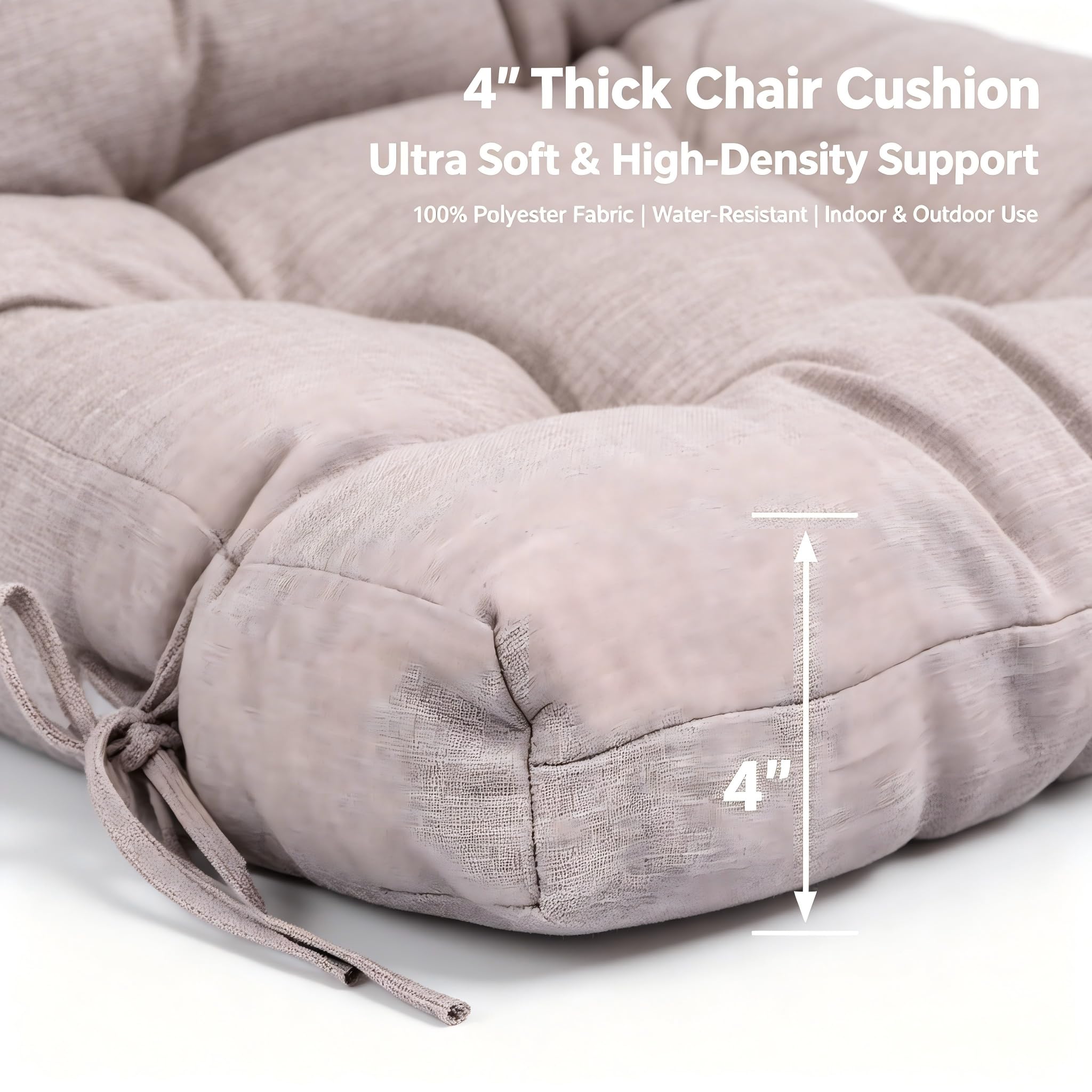QILLOWAY Outdoor Chair Cushion set in garden