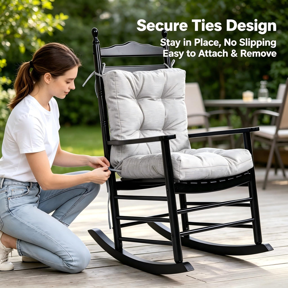 QILLOWAY Outdoor Chair Cushion showing thickness